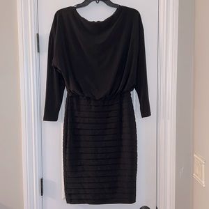 Adriana Papell blouson bandage bodice dress